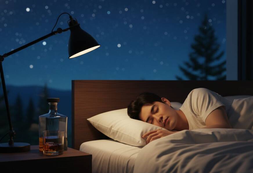 Kann man mit Alkohol besser schlafen